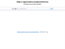 Tablet Screenshot of agiverebics.mediacenter6.hu