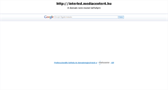 Desktop Screenshot of interled.mediacenter6.hu